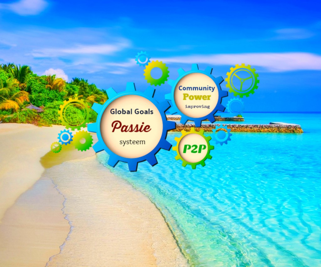Logo GGP systeem met paradijs achtergrond